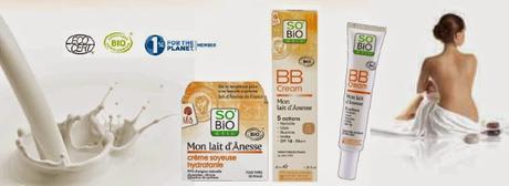 La cosmética orgánica de SO’BIO ÉTIC y su línea de productos a la leche de burra