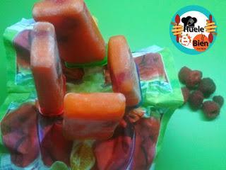 5 recetas de polos helados con mucha fruta