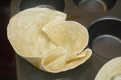 Cestitas crujientes de burrito