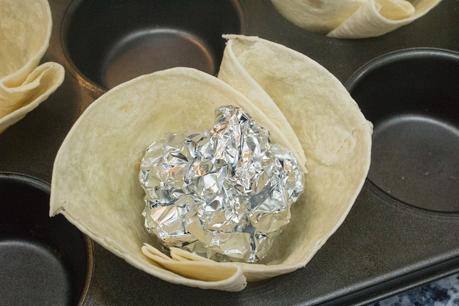 Cestitas crujientes de burrito