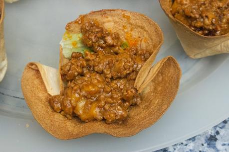 Cestitas crujientes de burrito