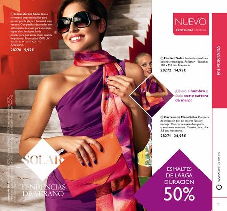 ORIFLAME CATALOGO 8: ¡¡¡ARRIBA EL COLOR, BIENVENIDA AL VERANO!!!