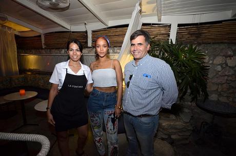 La cantante Rihanna está en Cuba