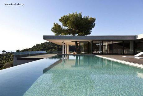 Residencia contemporánea minimalista en Grecias