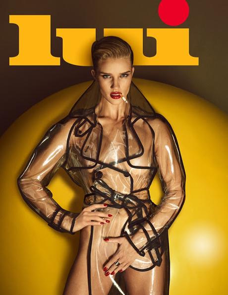 Rossie Huntington-Whiteley presume de su cuerpo de supermodelo para portada de LUI