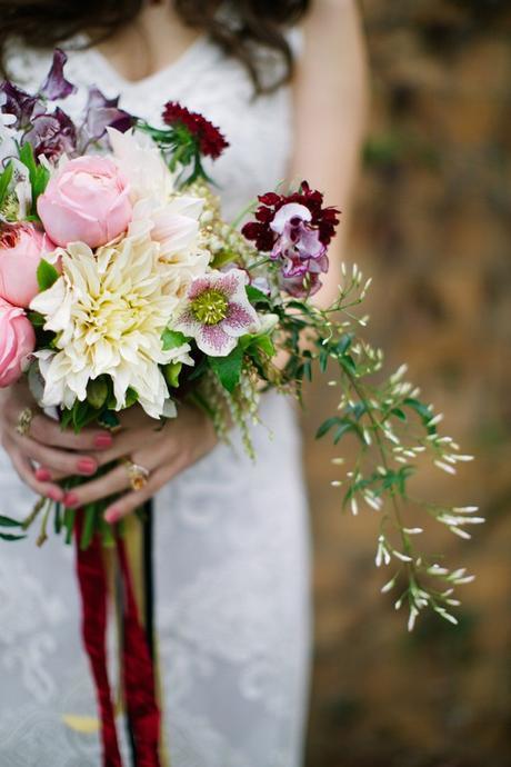 Detalle ramo de flores