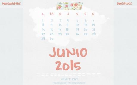 Fondos de pantalla con calendario - Junio 2015