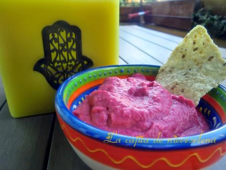 Hummus de remolacha