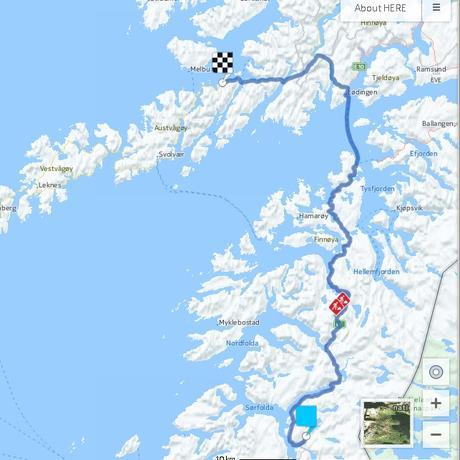 A través del espejo Mi ruta de hoy, desde Myrlansfjorden hasta Tennfloget