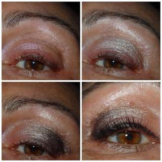 Maquillaje de Ojos Gris y Cobre