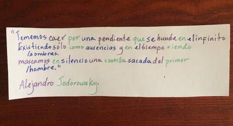 Fragmento de: 'No basta decir' (Jodo, 2003)