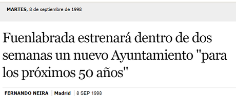 Fuenlabrada estrenará dentro semanas nuevo Ayuntamiento 