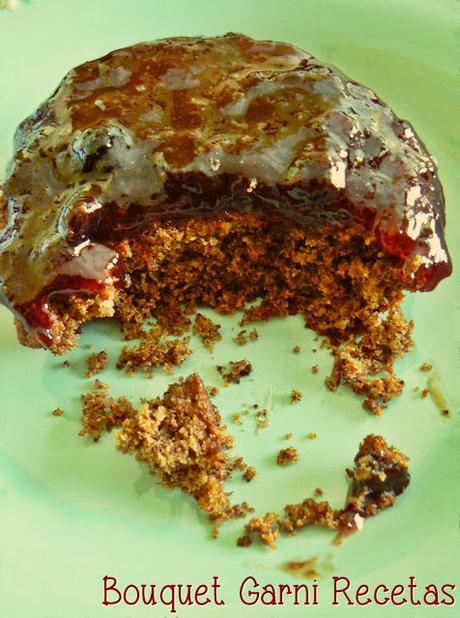 Minicakes de algarroba y nueces