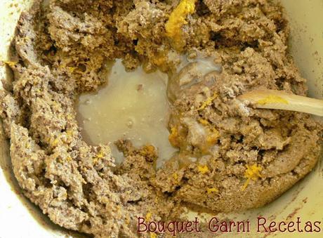 Minicakes de algarroba y nueces