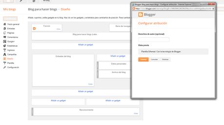Como quitar el texto del footer de blogger