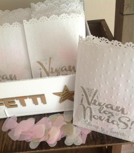 Detalles de una boda con estrellas