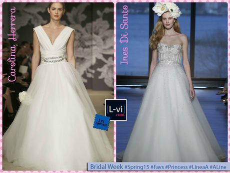 [SS15] Bridal dresses:Princess ALine cut / Vestidos de novia Línea A  L-vi.com