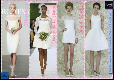 [SS15] Bridal dresses:Short dress / Vestidos de novia cortos L-vi.com