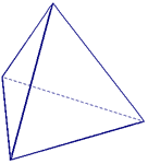 Imagen de un tetraedro regular
