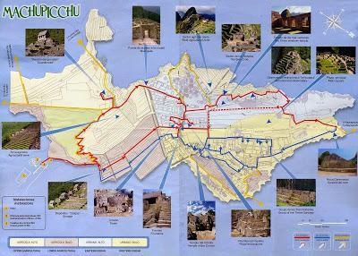 Mapa, Map, plano de Machu Picchu, Perú, La vuelta al mundo de Asun y Ricardo, round the world, mundoporlibre.com