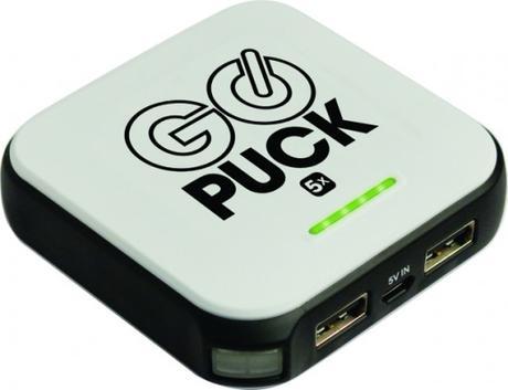 Unidad para recarga de dispositivos electrónicos Go Puck, ideal para mantener con energía tu móvil, GPS y cámara en una larga salida Unidad para recarga de dispositivos electrónicos Go Puck, ideal para mantener con energía tu móvil, GPS y cámara en una larga salida