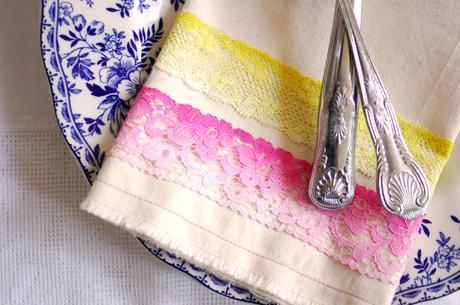 DIY Napkins, Personalizar servilletas.