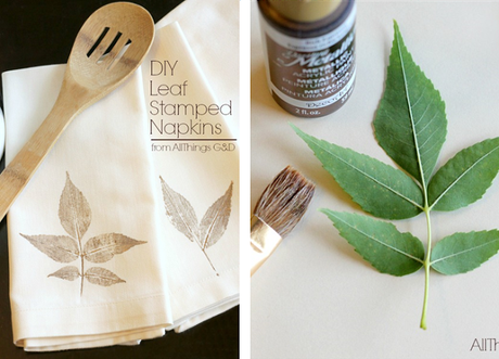 DIY Napkins, Personalizar servilletas.