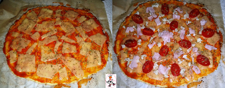 PIZZA CON MASA COLIFLOR