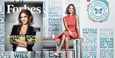 Jessica Alba honesta y billonaria en la portada de 'Forbes'