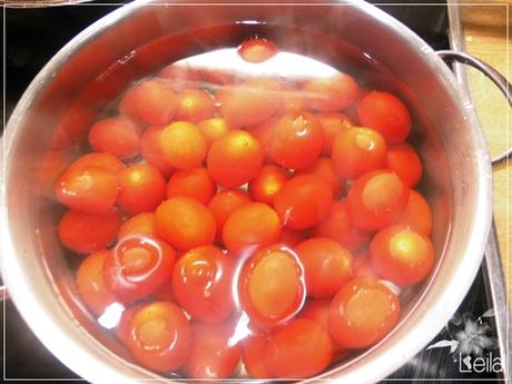 Conserva de tomate cherry