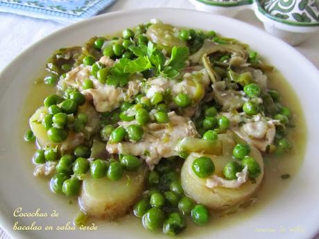 Cocochas de bacalao en salsa verde