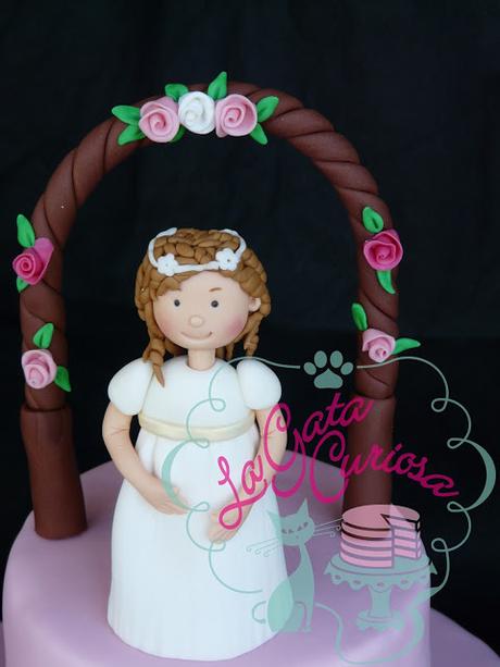 TARTA PARA LA COMUNIÓN DE CARMEN