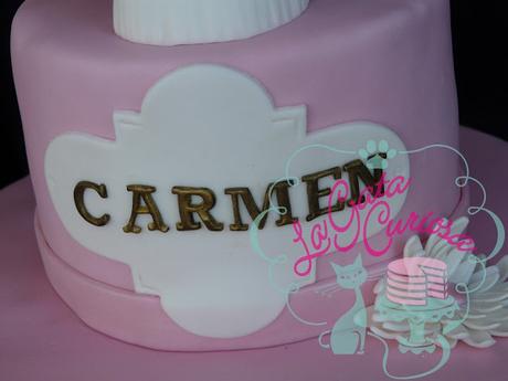 TARTA PARA LA COMUNIÓN DE CARMEN