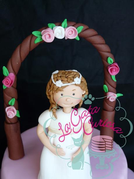 TARTA PARA LA COMUNIÓN DE CARMEN