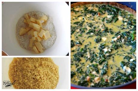 quiche de espinacas ingredientes