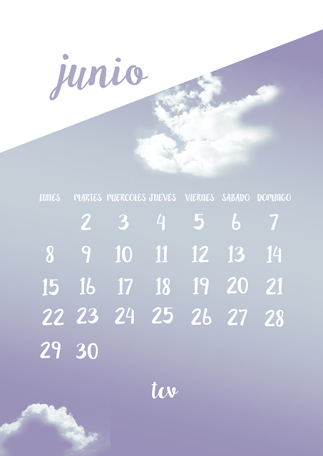 Calendario Junio