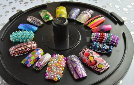 Trabajo para Manicura: Uñas con Nail Art / Manicure Homework: Nail Art Nails