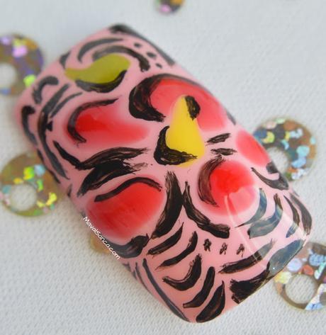 Trabajo para Manicura: Uñas con Nail Art / Manicure Homework: Nail Art Nails