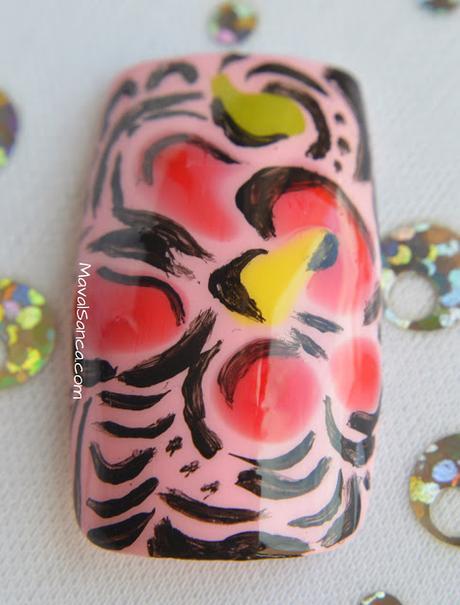 Trabajo para Manicura: Uñas con Nail Art / Manicure Homework: Nail Art Nails