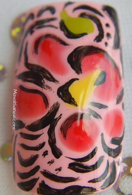 Trabajo para Manicura: Uñas con Nail Art / Manicure Homework: Nail Art Nails