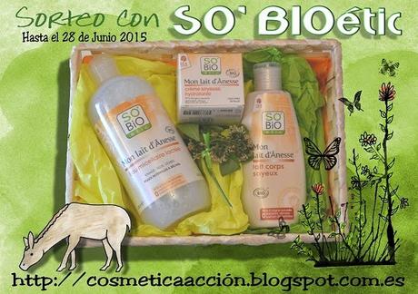 ¡SORTEO – un lote de productos de la línea “Mon Lait d’Anesse” de SO’BIO ÉTIC!