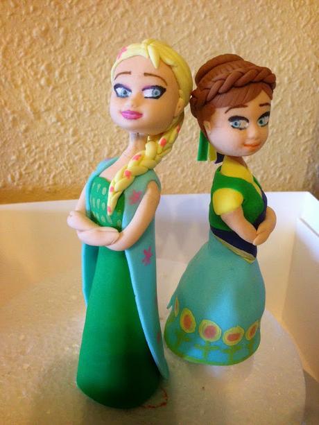 Modelados Elsa y Anna Frozen Fever