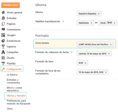 Tutoriales Blogger para Dummies: Configuración Básica