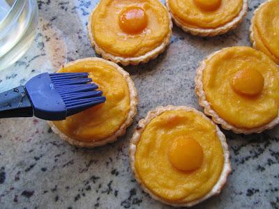 Tartaletas de melocotón