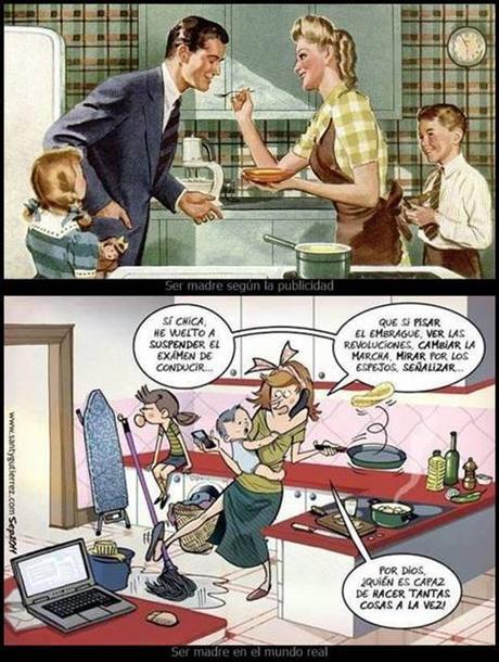 Ser madre publicidad vs realidad