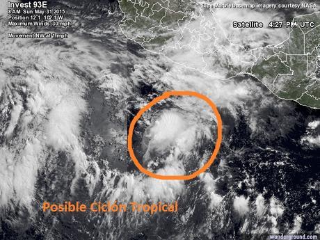 Atención México: baja presión al sur de Guerrero podría evolucionar a un ciclón tropical
