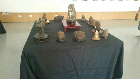 Preparando la exposicion