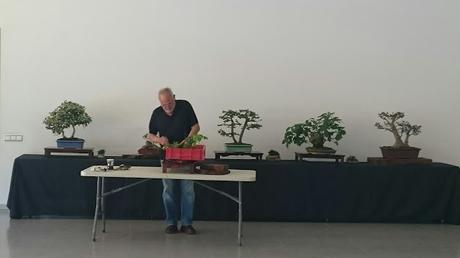 Preparando la exposicion