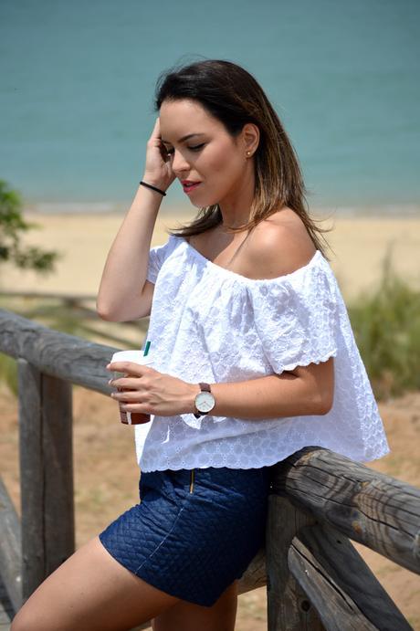 Outfit | Off-shoulder top Outfit | Off-shoulder top