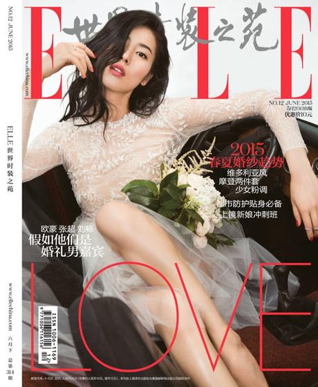 Liu Wen se pone coqueta con Choi Siwon para una romántica portada para ELLE China
